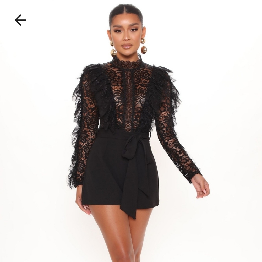 New Romper black